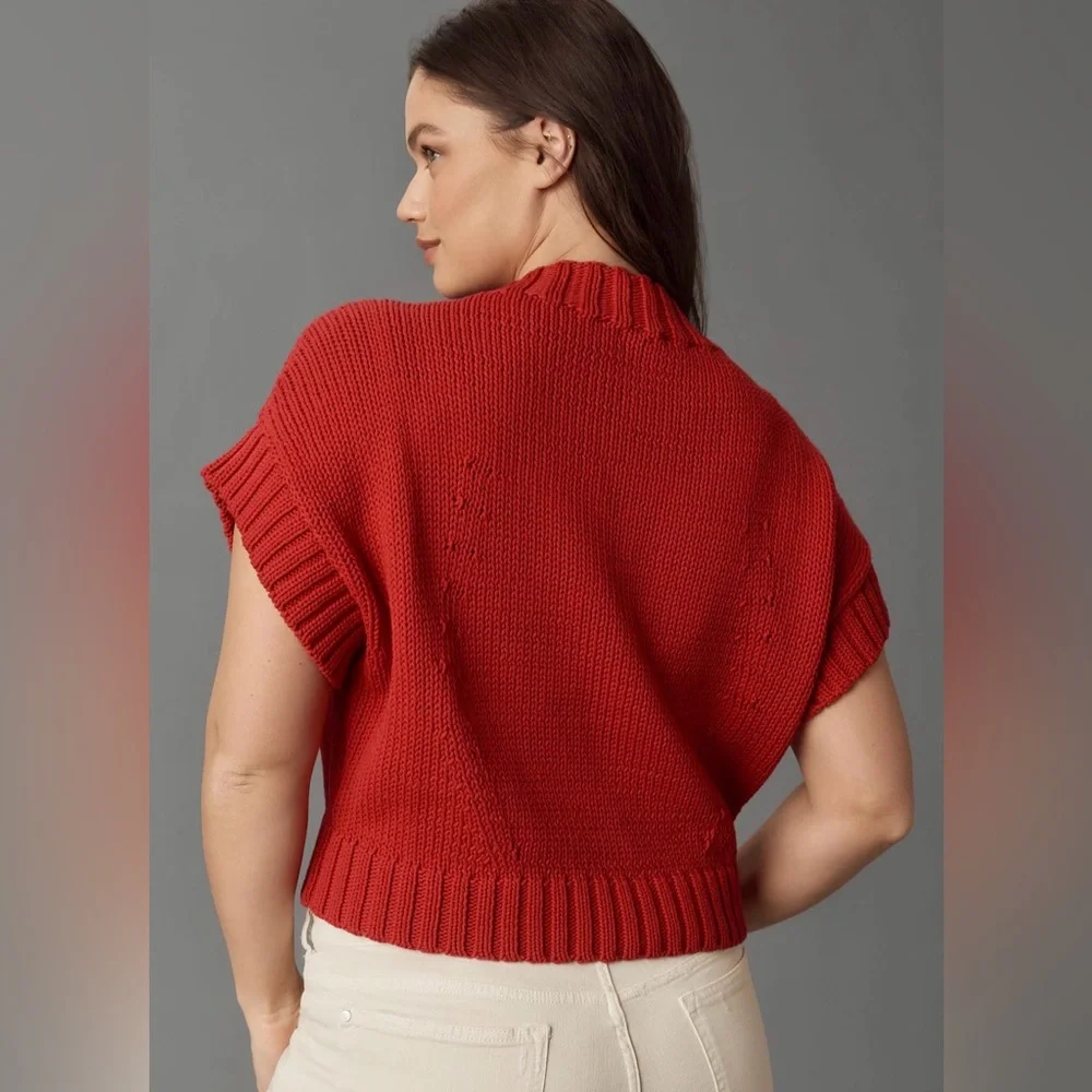 NWT! The Pippa Mock-Neck Sweater by Maeve: Extended Shoulder Edition ⚫️ - Picture 2 of 8